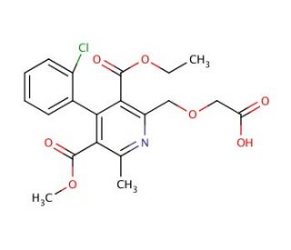 O-Des[2-aminoethyl]-O-carboxymethyl-dehydroamlodipine - chemical structure image