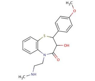 O-Desacetyl-N-desmethyl Diltiazem (CAS 81353-09-5) - chemical structure image