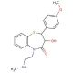 O-Desacetyl-N-desmethyl Diltiazem (CAS 81353-09-5) - chemical structure image