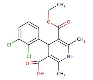 O-Desmethyl felodipine (CAS 150131-21-8) - chemical structure image