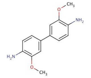 o-Dianisidine (CAS 119-90-4) - chemical structure image