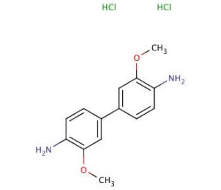 o-Dianisidine dihydrochloride (CAS 20325-40-0) - chemical structure image