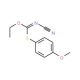 O-Ethyl S-(4-methoxyphenyl) N-cyanocarbonimidothioate - chemical structure image