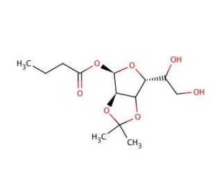 O-n-Butanoyl-2,3-O-diisopropylidene-&alpha;-D-mannofuranoside - chemical structure image