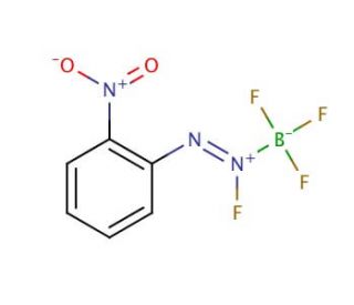 o-Nitrobenzenediazonium Tetrafluoroborate - chemical structure image