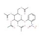 O-Nitrophenyl 2,3,4,6-tetra-O-acetyl-β-D-galactopyranoside (CAS 3053-17-6) - chemical structure image