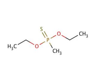 O,O&prime;-Diethyl methylphosphonothioate (CAS 6996-81-2) - chemical structure image