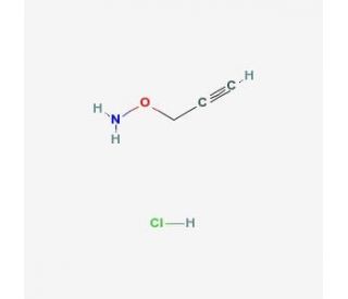 O-Prop-2-ynyl-hydroxylamine hydrochloride (CAS 21663-79-6) - chemical structure image