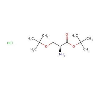 O-tert-Butyl-L-serine tert-butyl ester hydrochloride (CAS 51537-21-4) - chemical structure image