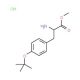 O-tert-Butyl-L-tyrosine methyl ester hydrochloride (CAS 51482-39-4) - chemical structure image