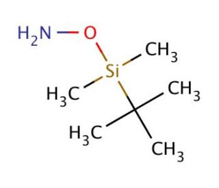 O-(tert-Butyldimethylsilyl)hydroxylamine (CAS 41879-39-4) - chemical structure image