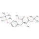 O-tert-Butyldimethylsilyl-N-methyl-N-t-butoxycarbonyl-L-tyrosine, Me Ester (CAS 112196-58-4) - chemical structure image