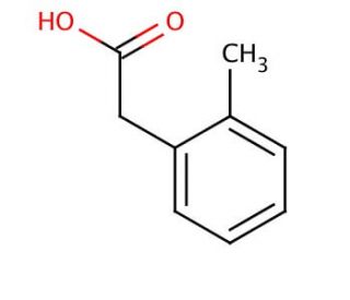 o-Tolylacetic acid (CAS 644-36-0) - chemical structure image