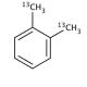 o-Xylene-dimethyl-13C2 (CAS 116599-62-3) - chemical structure image