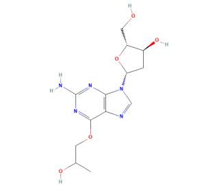 O6-(2-Hydroxypropyl)-2&prime;-deoxyguanosine - chemical structure image