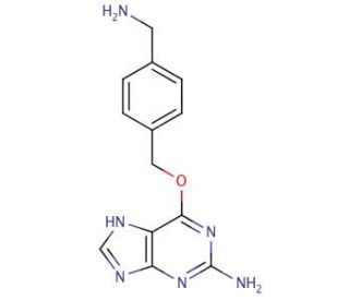 O6-[4-(Aminomethyl)benzyl]guanine (CAS 674799-96-3) - chemical structure image