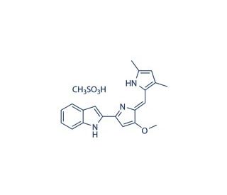 Obatoclax Mesylate (CAS 803712-79-0) - chemical structure image