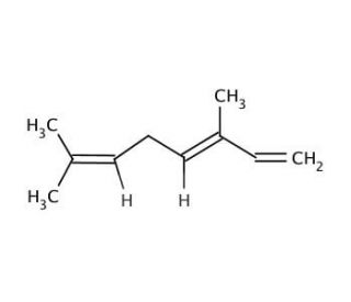Ocimene (CAS 13877-91-3) - chemical structure image