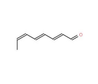Octa-2,4,6-trienal (CAS 16326-86-6) - chemical structure image