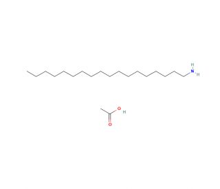 Octadecylamine Acetate (CAS 2190-04-7) - chemical structure image