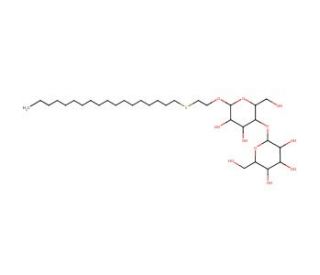 Octadecylthioethyl 4-O-&alpha;-D-galactopyranosyl-&beta;-D-galactopyranoside (CAS 87019-34-9) - chemical structure image