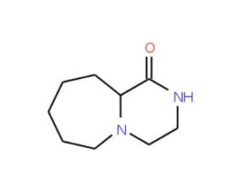 Octahydro-pyrazino[1,2-a]azepin-1-one - chemical structure image