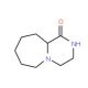 Octahydro-pyrazino[1,2-a]azepin-1-one - chemical structure image