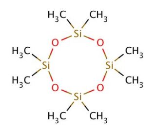Octamethylcyclotetrasiloxane (CAS 556-67-2) - chemical structure image