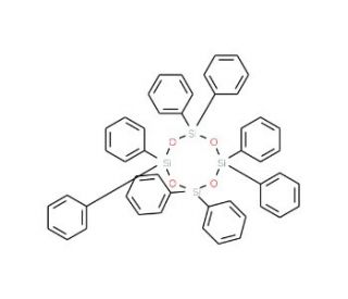 Octaphenylcyclotetrasiloxane (CAS 546-56-5) - chemical structure image