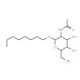 Octyl 2-Acetamido-2-Deoxy-β-D-Glucopyranoside (CAS 147126-58-7) - chemical structure image