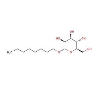 Octyl &beta;-D-mannopyranoside - chemical structure image