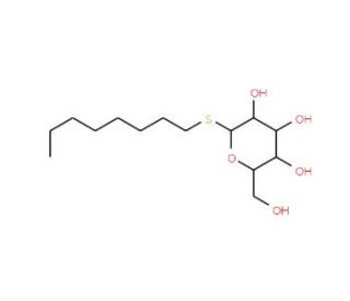 Octylthiogalactoside (CAS 42891-16-7) - chemical structure image