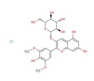 Oenin chloride (CAS 7228-78-6) - chemical structure image