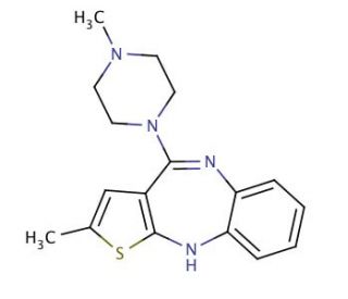 Olanzapine (CAS 132539-06-1) - chemical structure image