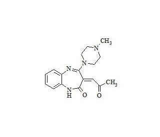 Olanzapine Lactam Impurity (CAS 1017241-34-7) - chemical structure image