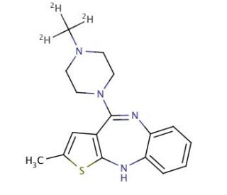Olanzapine-methyl-d3 (CAS 786686-79-1) - chemical structure image