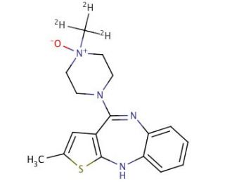 Olanzapine-methyl-d3 N-Oxide - chemical structure image