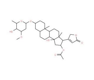 Oleandrin (CAS 465-16-7) - chemical structure image