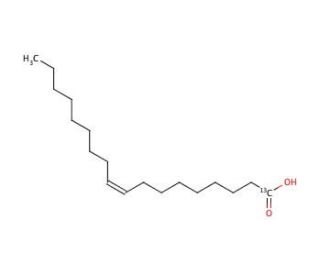 Oleic Acid-13C (CAS 82005-44-5) - chemical structure image