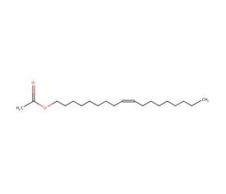 Oleyl acetate (CAS 693-80-1) - chemical structure image