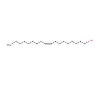 Oleyl alcohol (CAS 143-28-2) - chemical structure image