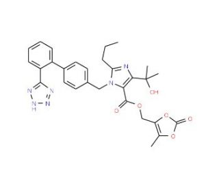 Olmesartan Medoxomil (CAS 144689-63-4) - chemical structure image