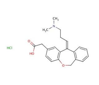 Olopatadine Hydrochloride (CAS 140462-76-6) - chemical structure image