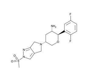 Omarigliptin (CAS 1226781-44-7) - chemical structure image