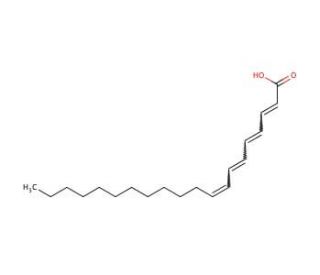 &omega;-3 Arachidonic Acid (CAS 24880-40-8) - chemical structure image