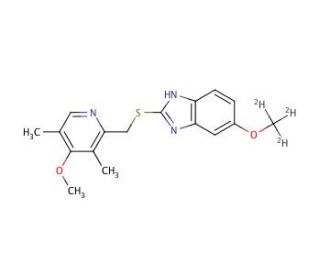 Omeprazole-d3 Sulfide (CAS 922730-98-1) - chemical structure image