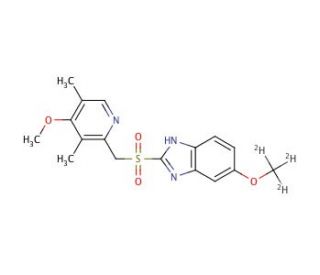 Omeprazole-d3 Sulfone - chemical structure image