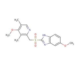 Omeprazole Sulfone (CAS 88546-55-8) - chemical structure image
