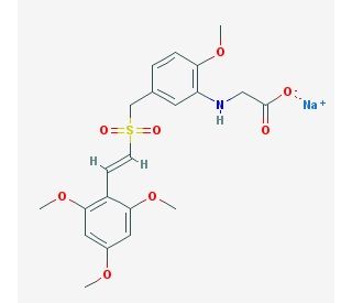 ON-01910 (CAS 1225497-78-8) - chemical structure image
