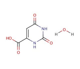 Orotic acid monohydrate (CAS 50887-69-9) - chemical structure image